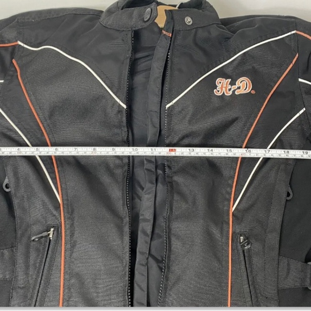 Harley Davidson Women’s M Black Jettison Blackwings Motorcycle Jacket - Picture 2 of 10